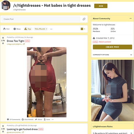 Tight Dresses – NSFW Reddit Subreddit for Curvy Women in Tight Dresses