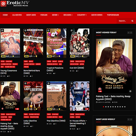 EroticMV – Vintage Erotica, Cult Films & Softcore Movies for Women
