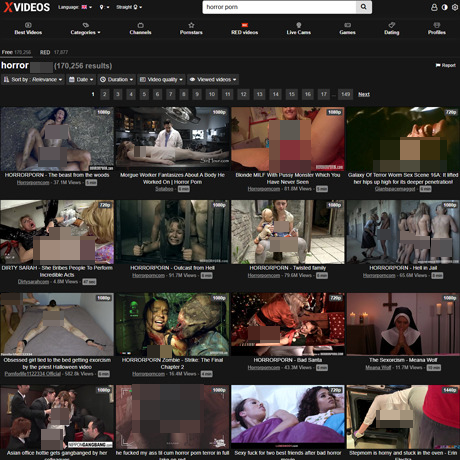 XVideos Horror Porn – Extreme Horror Porn and Similar Sites