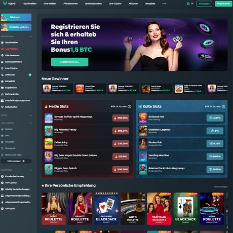Vave – Crypto Casino and Sportsbook with Slots and Live Games