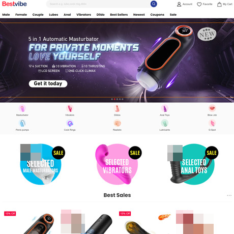 BestVibe – Review and Similar Online Sex Toy Shops