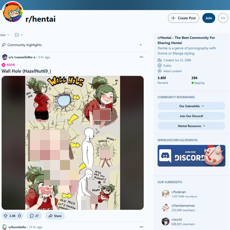 Reddit Hentai – Free Hentai Subreddit with HD Content