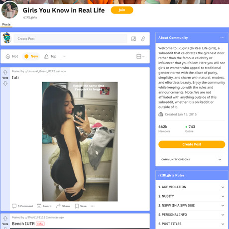 IRLgirls screenshot