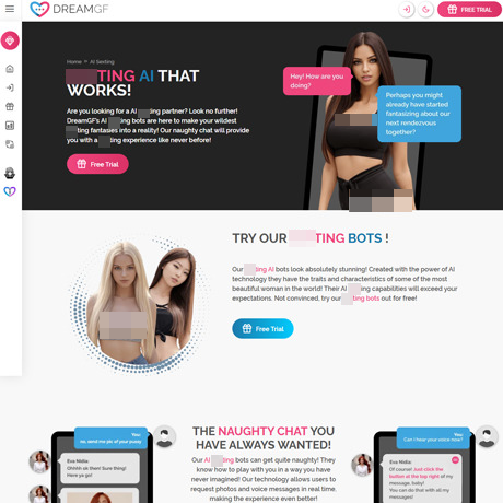 DreamGF – Create Your Dream AI Girlfriend & Chat | AI Sex Chat Sites