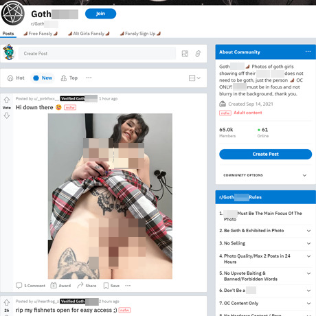 Reddit GothPussy – Goth Girl Pics and NSFW Reddit Community