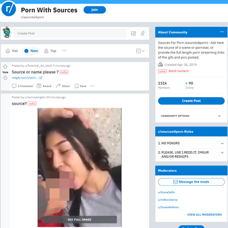 Reddit Sources4Porn – Find Porn Sources with Reddit Community