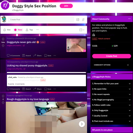 DoggyStyle – NSFW Doggy Style Clips and Community | Reddit Review