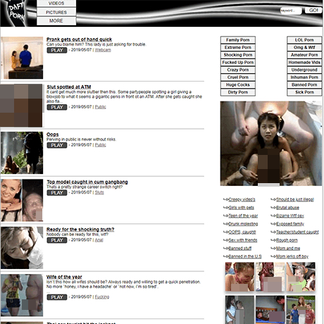 DaftPorn – Bizarre & Funny Porn Videos for Extreme Fetish Lovers