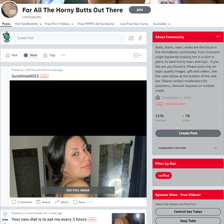 HornyButts screenshot