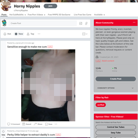 Horny Nipples screenshot