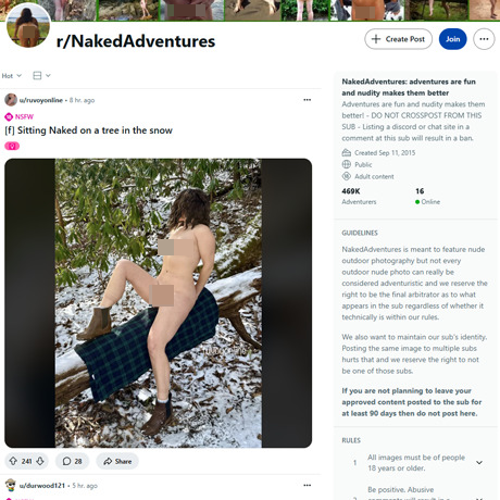Reddit Naked Adventures – Authentic Outdoor Amateur Photos on Reddit