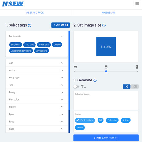 NSFW.xxx AI – Create Custom AI Porn Images Instantly