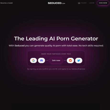 Seduced.ai screenshot