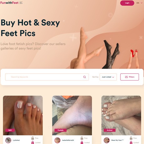 FunWithFeet – Premium Foot Fetish Content Marketplace