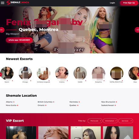 ShemaleCanada – Trusted Canadian Trans Escort Directory & Reviews