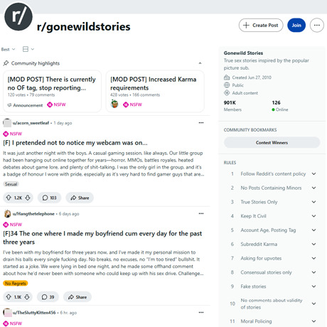 Reddit GoneWild Stories – Authentic Sex Confessions and Erotic Tales