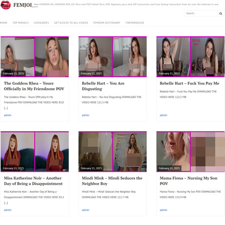 FemJOI – Femdom JOI Videos and Free Porn Download Sites Like Femjoi.xyz