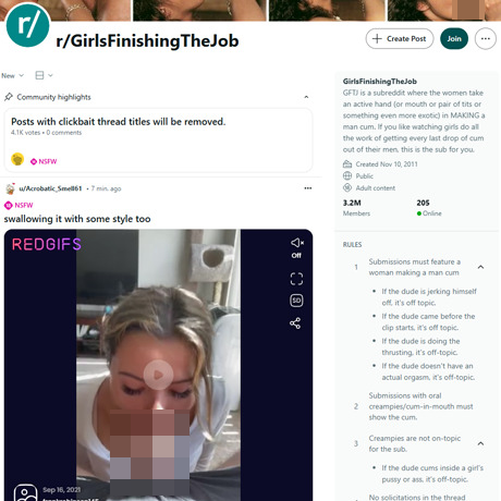Reddit GirlsFinishingTheJob – Top NSFW Community for Finishing Videos