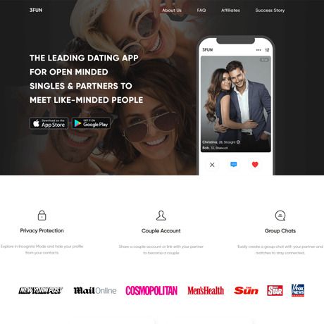 3Fun – Threesome Dating App for Singles and Couples | Top Hookup Sites