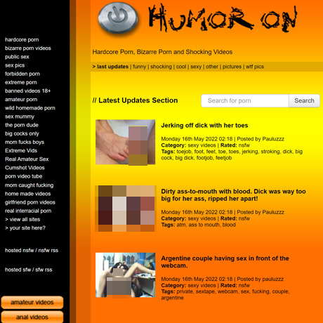 HumorOn Review – Funny and Bizarre Adult Videos