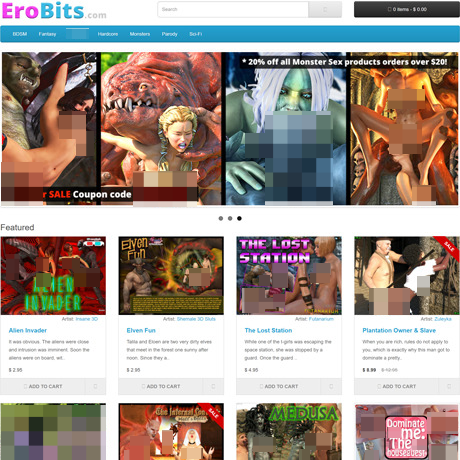 EroBits – Premium 3D Porn Comics & Cartoon Sex Art Platform