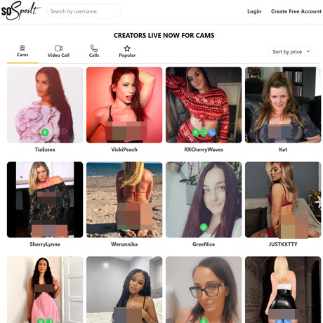 SoSpoilt – Connect with Live Cam Models and Top Creators