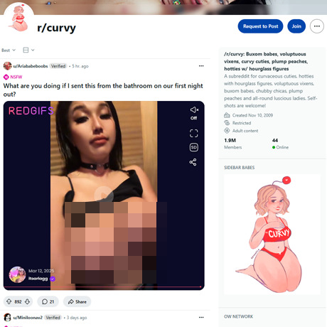Curvy – A Subreddit for Curvy Cuties and Voluptuous Vixens