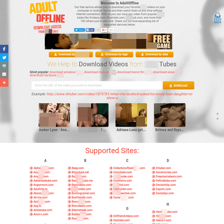 AdultOffline – Free Porn Video Downloader for Popular Tubes