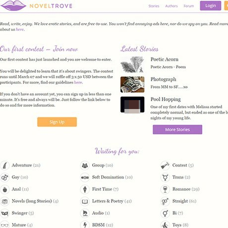 NovelTrove screenshot