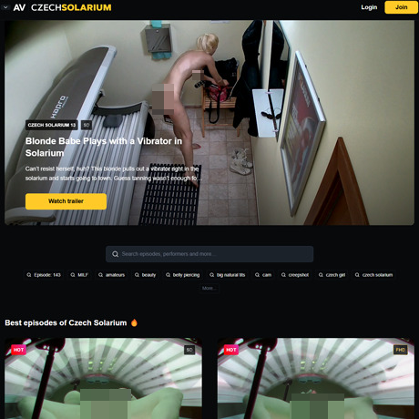 Czech Solarium – Premium Voyeur Porn with Stunning Sauna Scenes