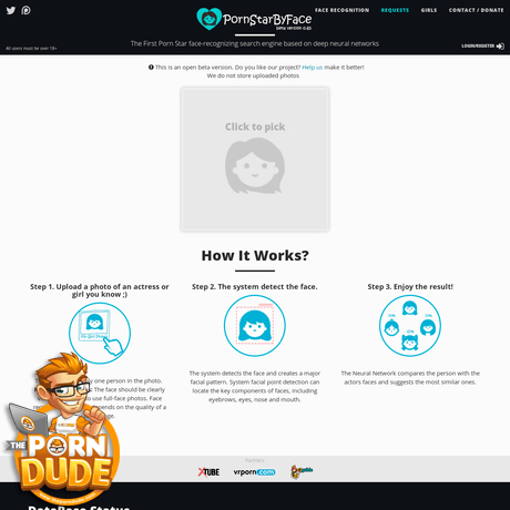PornstarByFace – Advanced Porn Search Engine with Facial Recognition