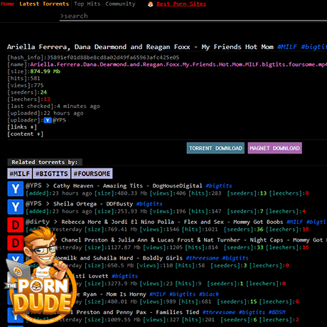 MyPornClub – Free Porn Torrents with a Sleek, Fast Interface