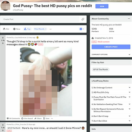 God Pussy – High-Res Shaved Pussy Close-Ups on Reddit