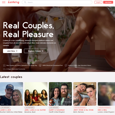 Lustery – Premium Amateur Couples Porn for Women