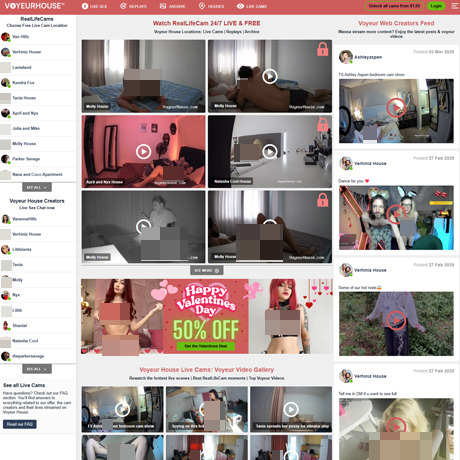 Voyeur House – Live Voyeur Cams & Real-Life Spy Shows