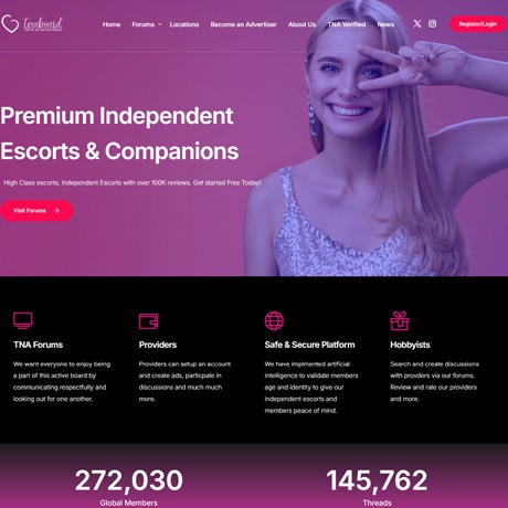 TNABoard – Escort Forum Review: Pros, Cons & Alternatives