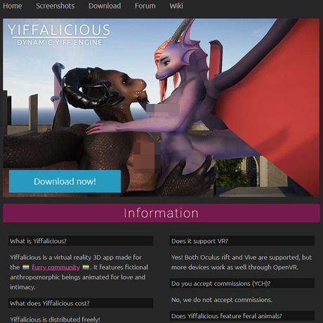 Yiffalicious – Free 3D Furry Sex Game with Custom Scenes
