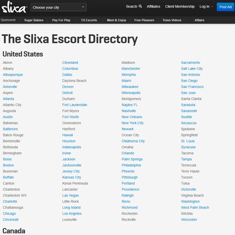 Slixa – Premium Escort Directory | Top Alternative Sites