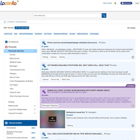 Locanto.net – Indian Escort Classifieds with Huge Listings