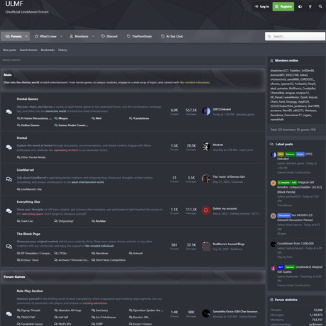 ULMF – A Thriving Hentai and Gaming Community Forum