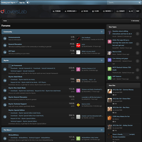 LoversLab – Free Sex Games and Adult Mods Community