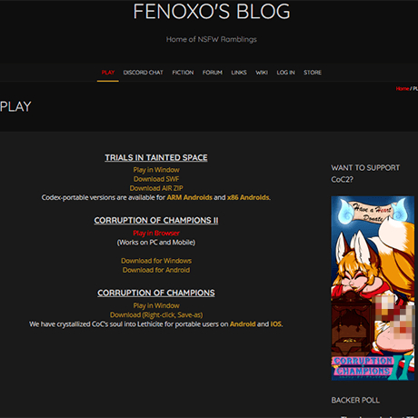 Fenoxo – Trials In Tainted Space Review: Text-Based Erotic Sci-Fi Game