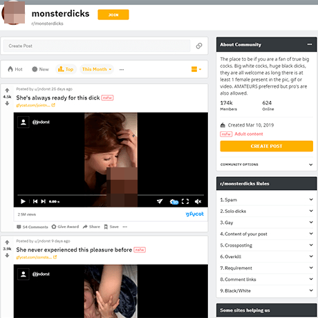 Reddit Monster Dicks – Explore Big Cock Content on Reddit | NSFW Subreddit