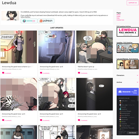 Lewdua – Futa Comics, Animations & Illustrations
