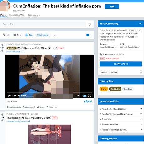 Cum Inflation – Dive into the Extreme Cumflation Subreddit | NSFW Animation Fetish