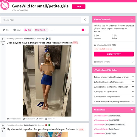 PetiteGoneWild – Petite Girls Gone Wild NSFW on Reddit