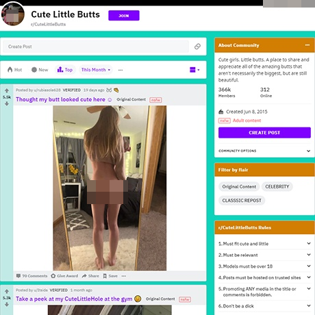 Cute Little Butts – Reddit NSFW Community for Petite Ass Lovers