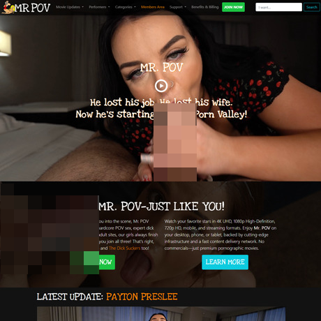Mr POV – Premium POV Porn Site Featuring Top Stars