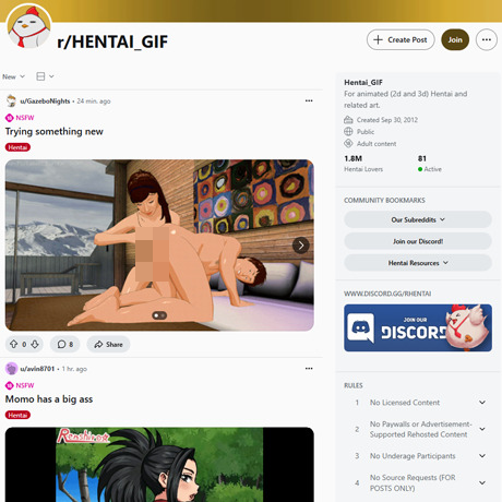 Reddit – Explore Hentai GIFs on the r/HENTAI_GIF Subreddit
