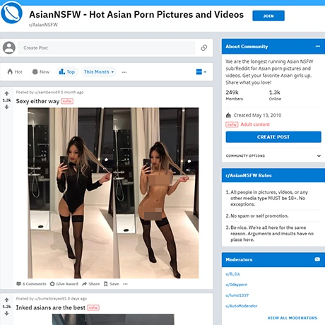 AsianNSFW – The Premier Subreddit for High-Quality Asian Porn